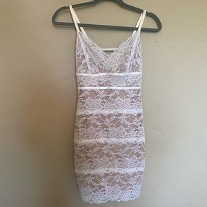 NWT Guess Spaghetti Strap Lace Mini Dress